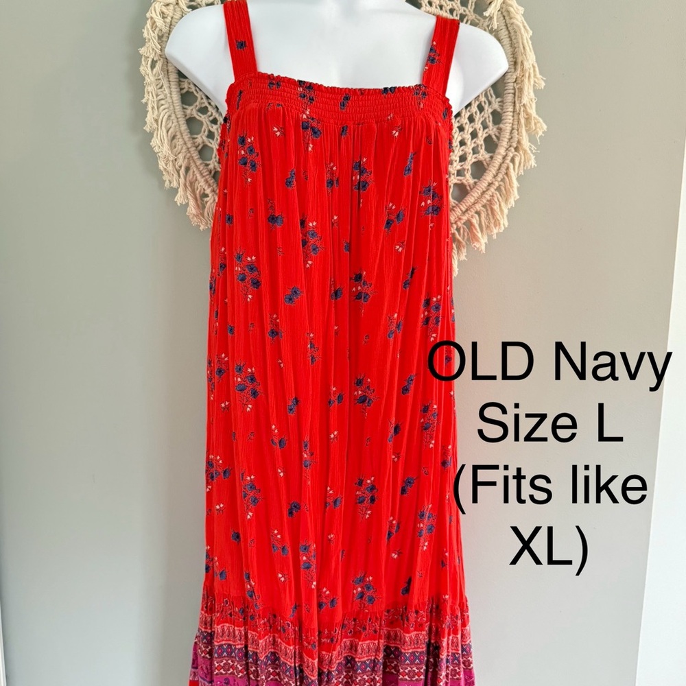 Old Navy Scarlet Floral Sundress